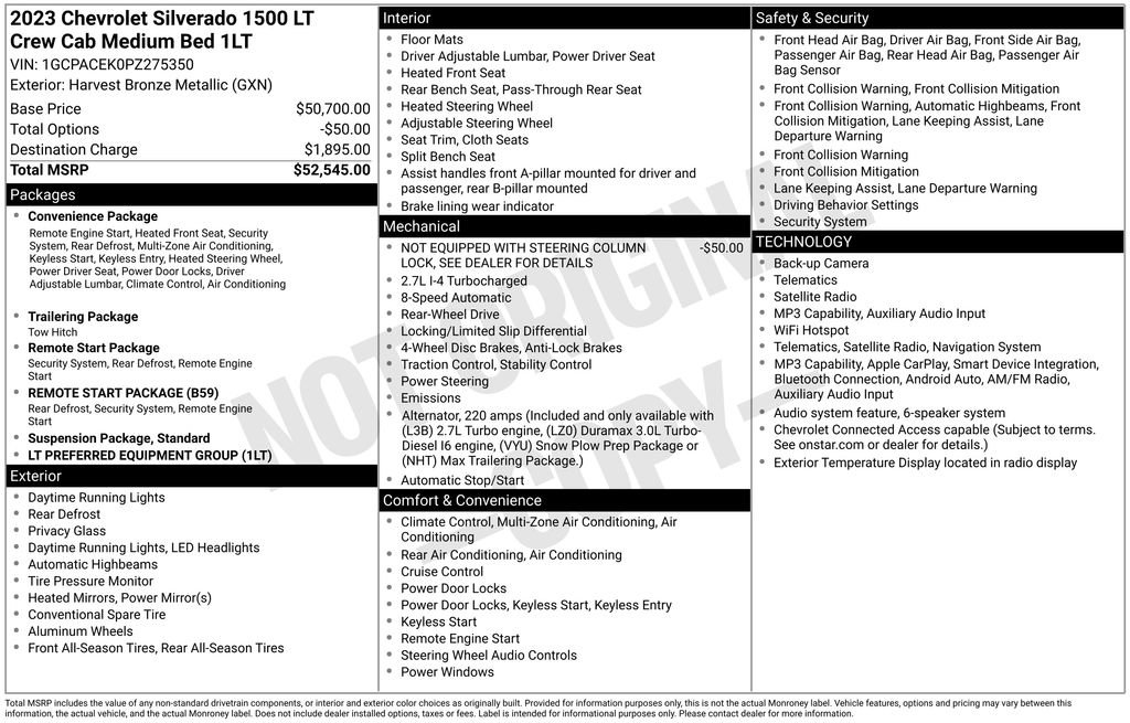 Used 2023 Chevrolet Silverado 1500 LT RWD image 3