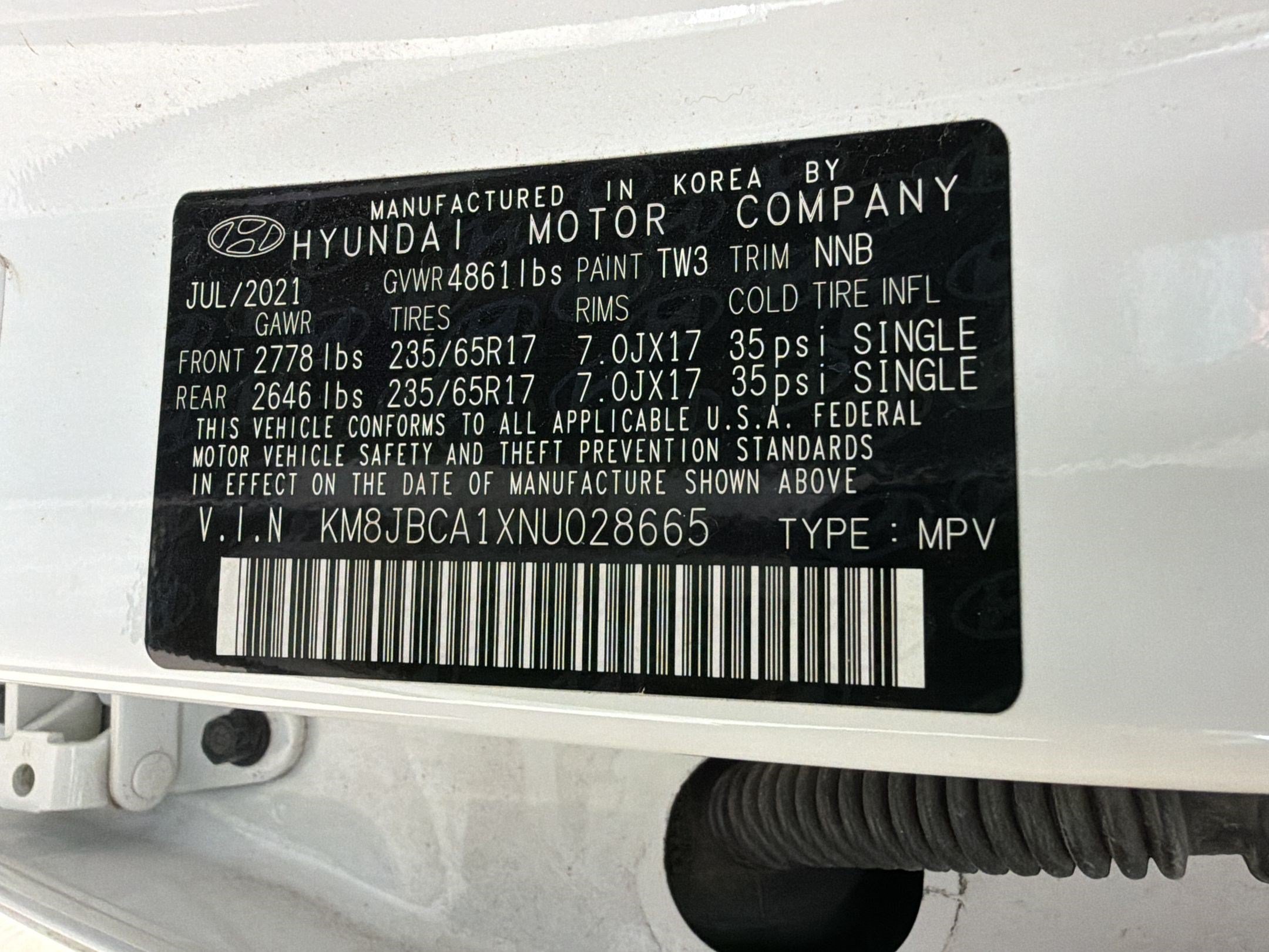Used 2022 Hyundai Tucson Blue AWD/4WD image 24