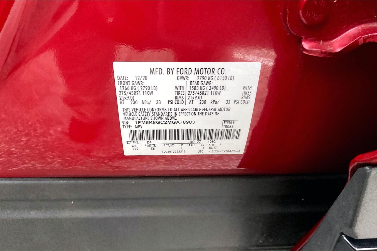 Certified 2021 Ford Explorer ST w/ Equipment Group 401A AWD/4WD image 34