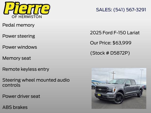 Certified 2025 Ford F150 Lariat AWD/4WD image 13