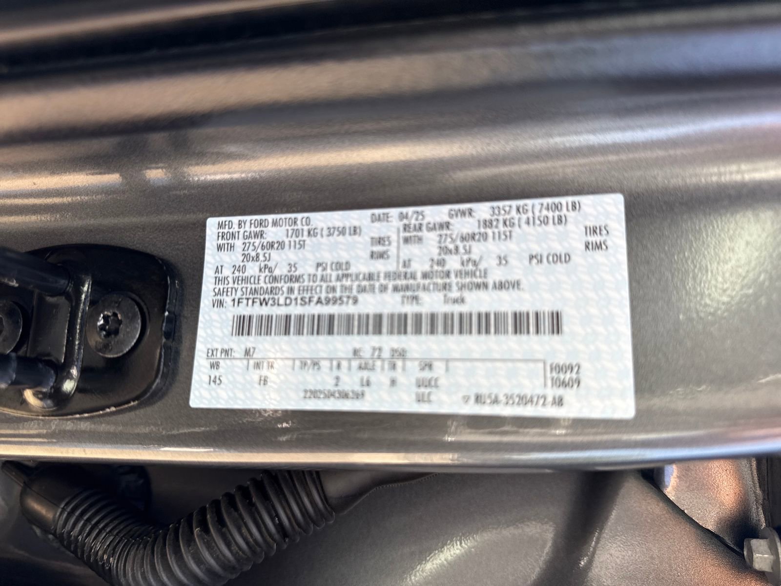 Certified 2025 Ford F150 XLT w/ Equipment Group 302A MID AWD/4WD image 30