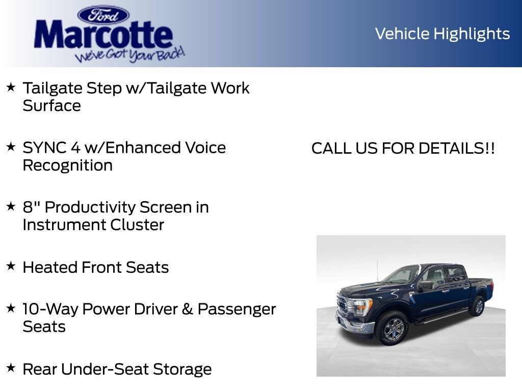 Certified 2023 Ford F150 XLT w/ Equipment Group 302A High AWD/4WD image 37