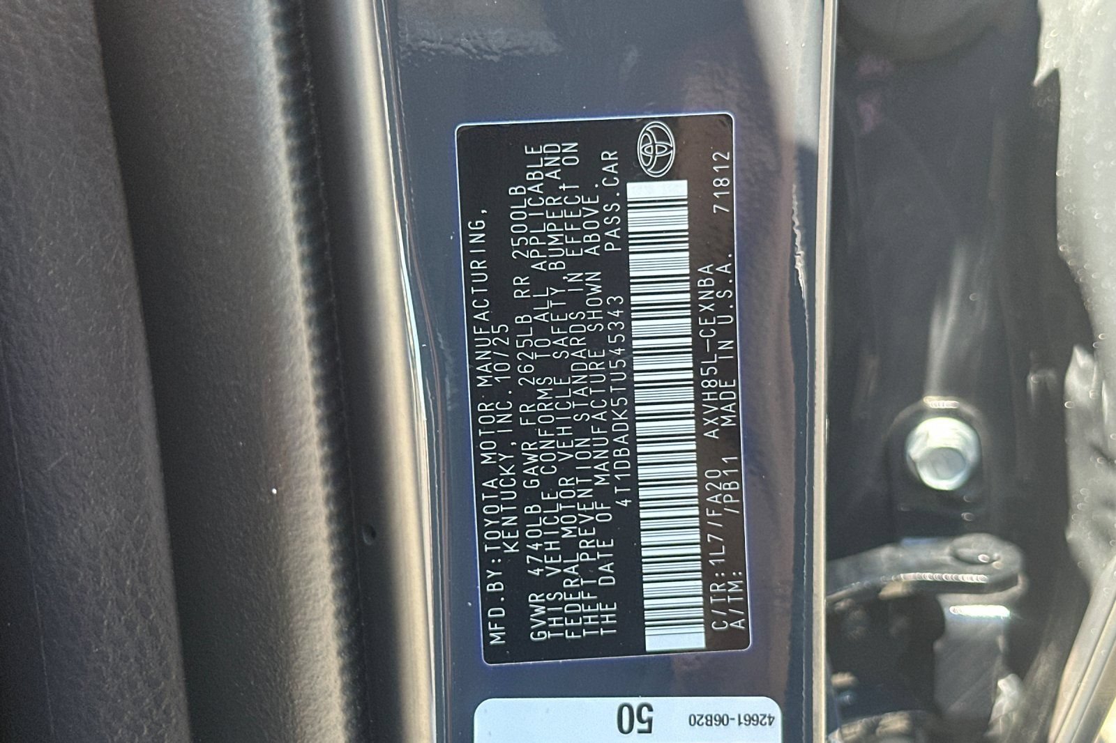 Used 2026 Toyota Camry LE w/ Convenience Package AWD/4WD image 56