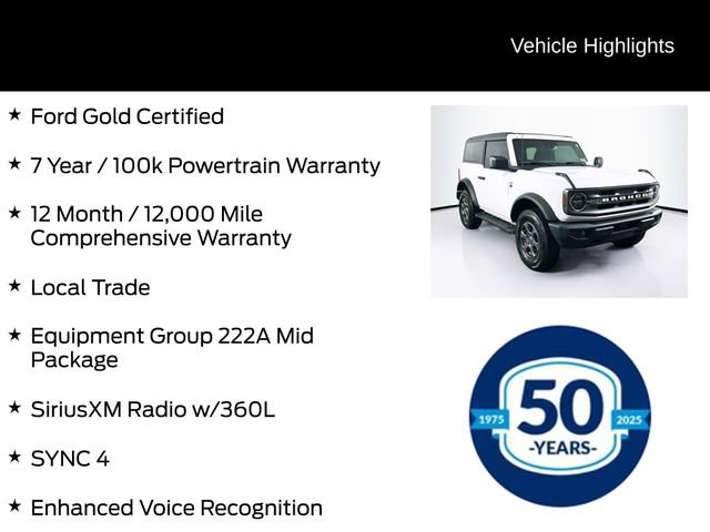 Certified 2022 Ford Bronco Big Bend AWD/4WD image 6