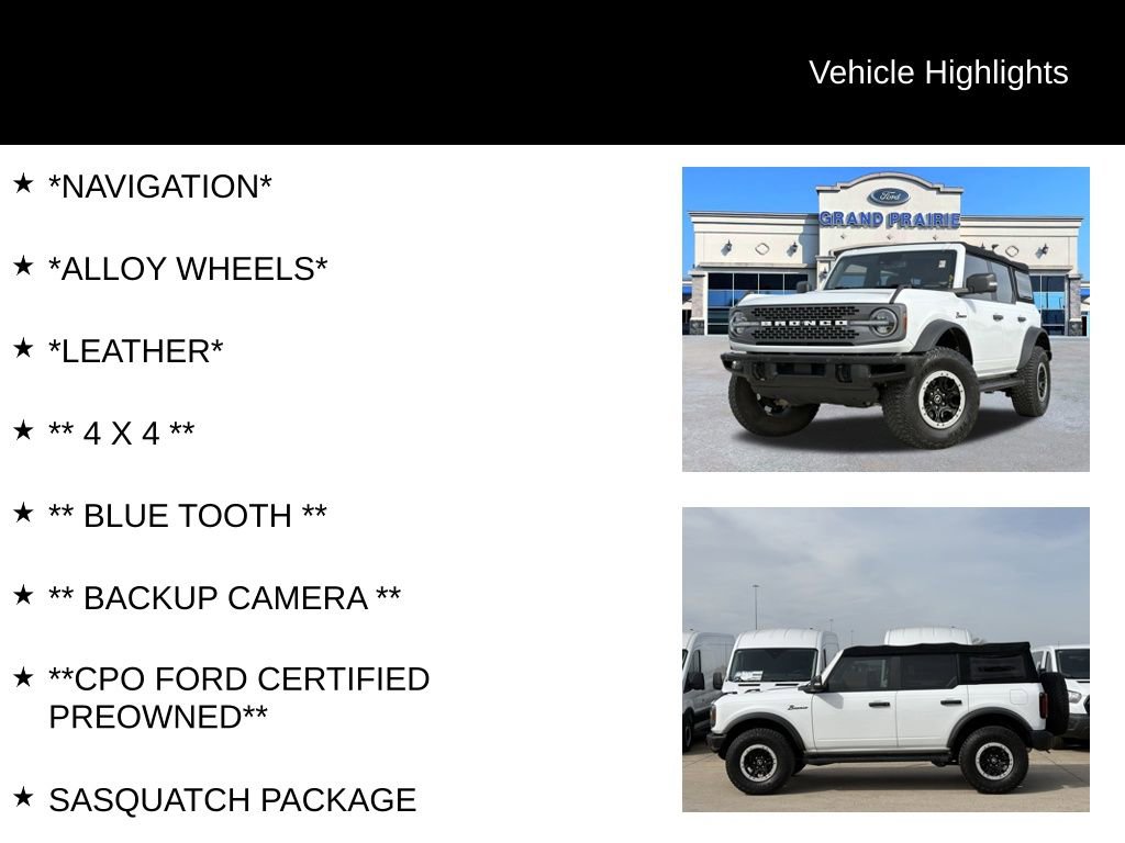 Certified 2021 Ford Bronco Badlands image 4