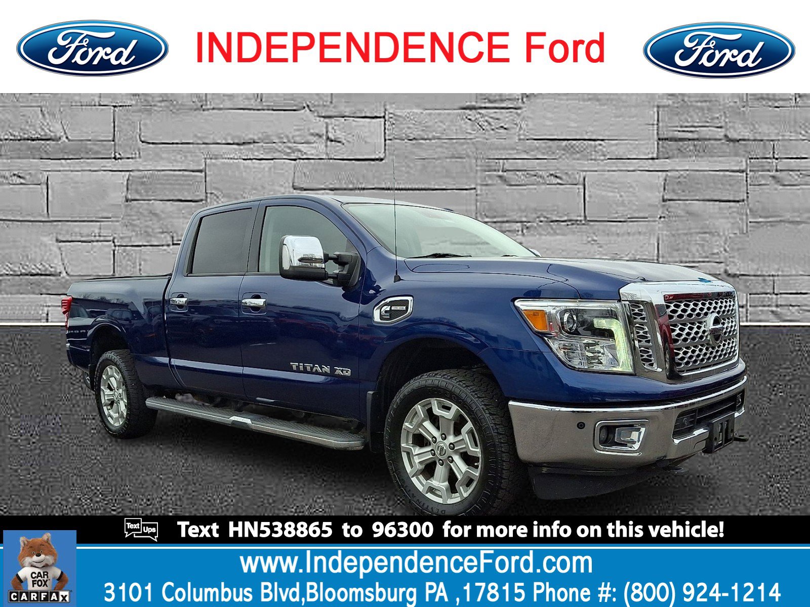 Used 2017 Nissan Titan SL AWD/4WD image 1