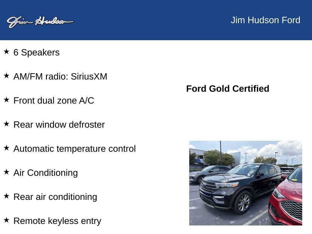 Certified 2022 Ford Explorer XLT w/ Equipment Group 202A RWD image 6