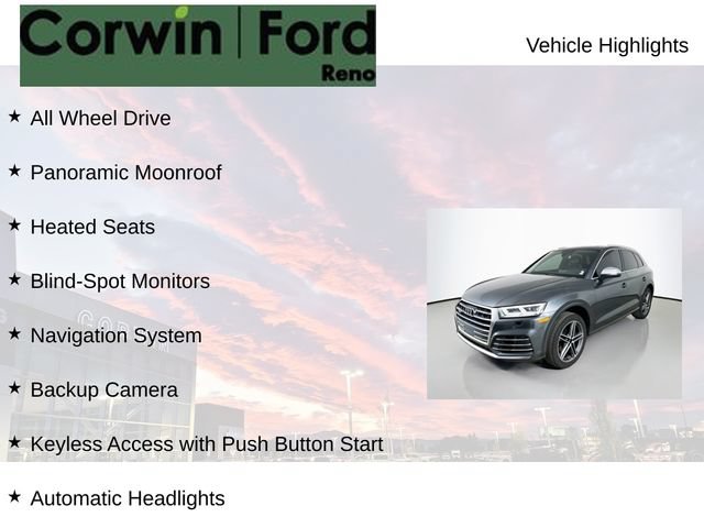 Used 2018 Audi SQ5 Premium Plus w/ Navigation Package AWD/4WD image 8