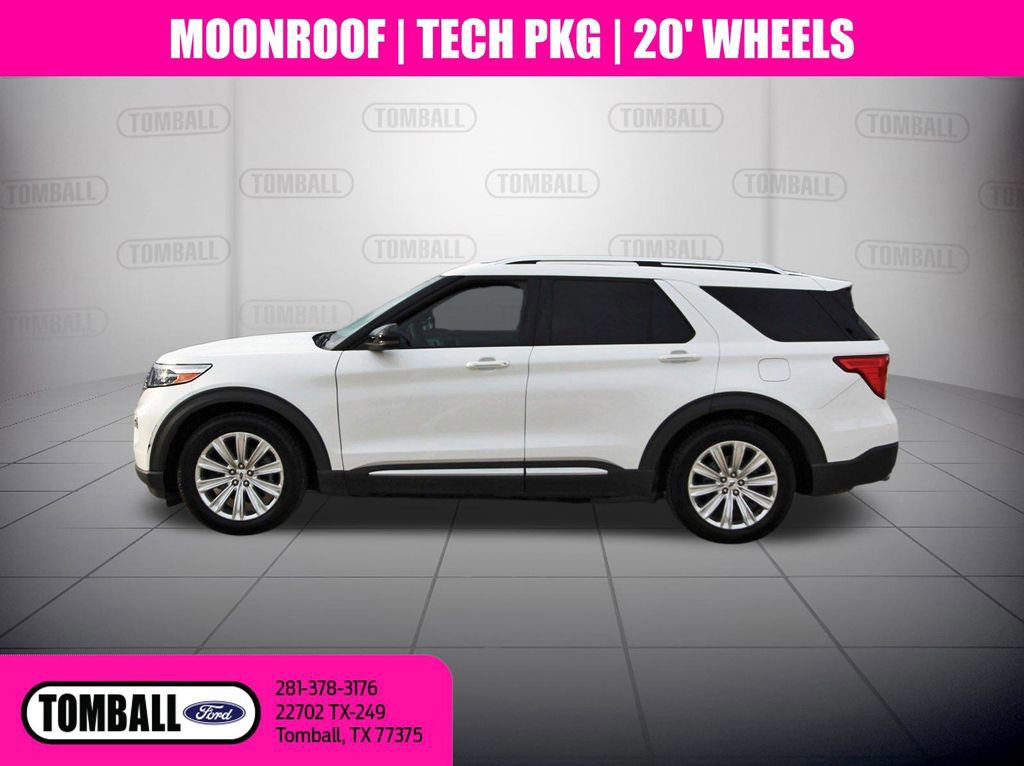 Certified 2022 Ford Explorer Limited w/ Limited Technology Package RWD image 2