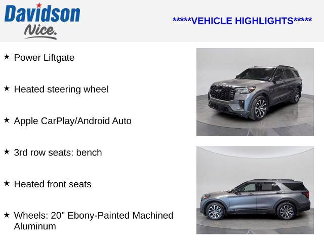 Certified 2025 Ford Explorer ST-Line AWD/4WD image 4
