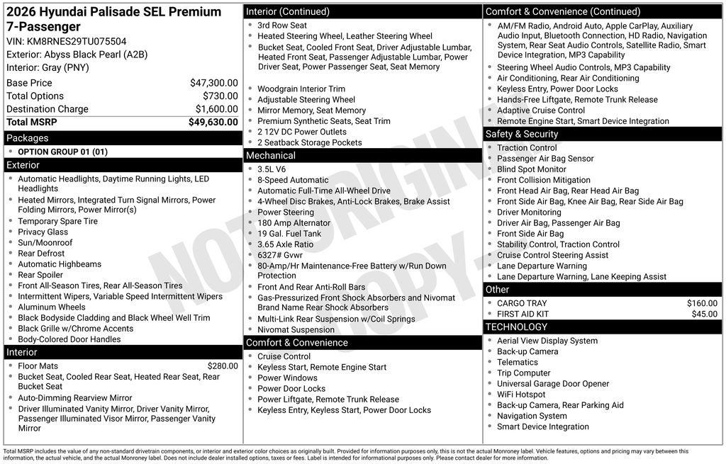 Used 2026 Hyundai Palisade SEL image 39