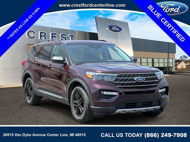 Certified 2022 Ford Explorer XLT w/ Equipment Group 202A AWD/4WD image 1