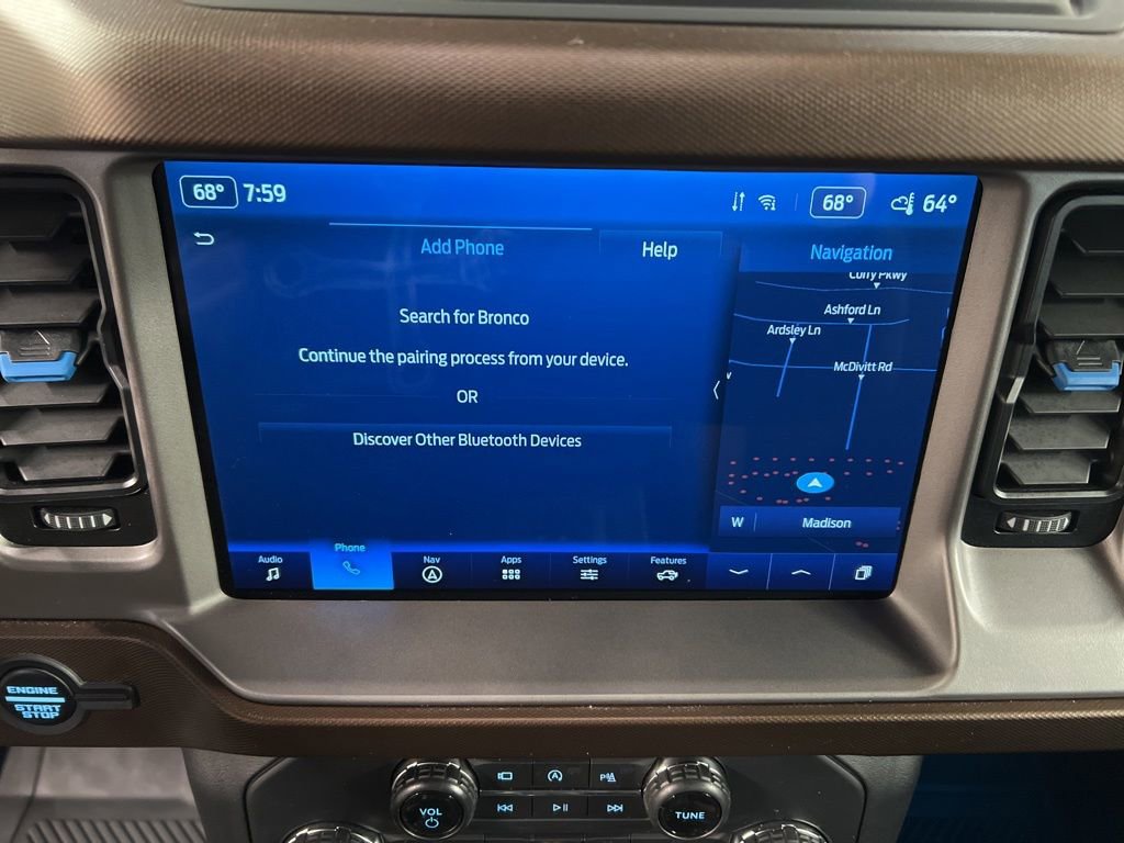 Certified 2022 Ford Bronco Outer Banks w/ Sasquatch Package AWD/4WD image 10