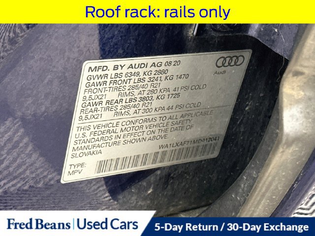 Used 2021 Audi Q7 3.0T Premium Plus w/ Executive Package AWD/4WD image 41