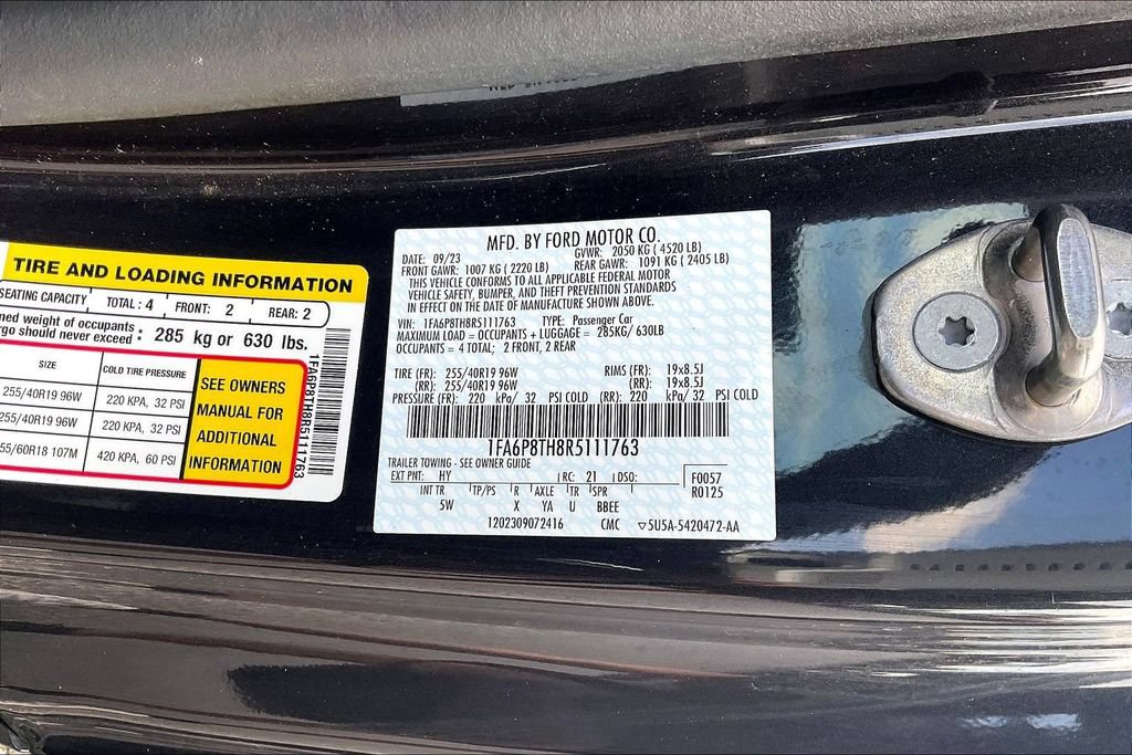Certified 2024 Ford Mustang Premium RWD image 35