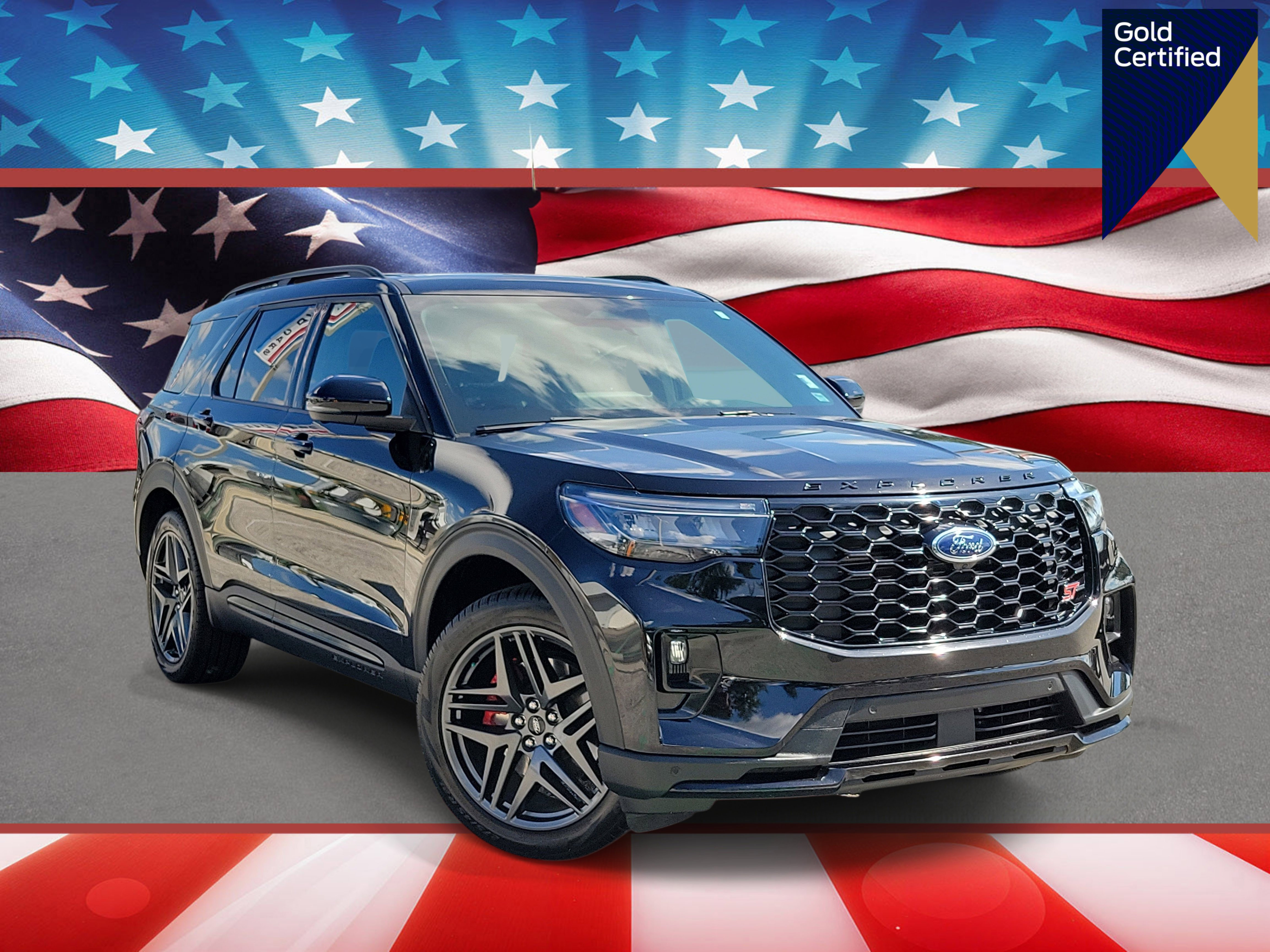 Certified 2025 Ford Explorer ST w/ Sun And Sound Package