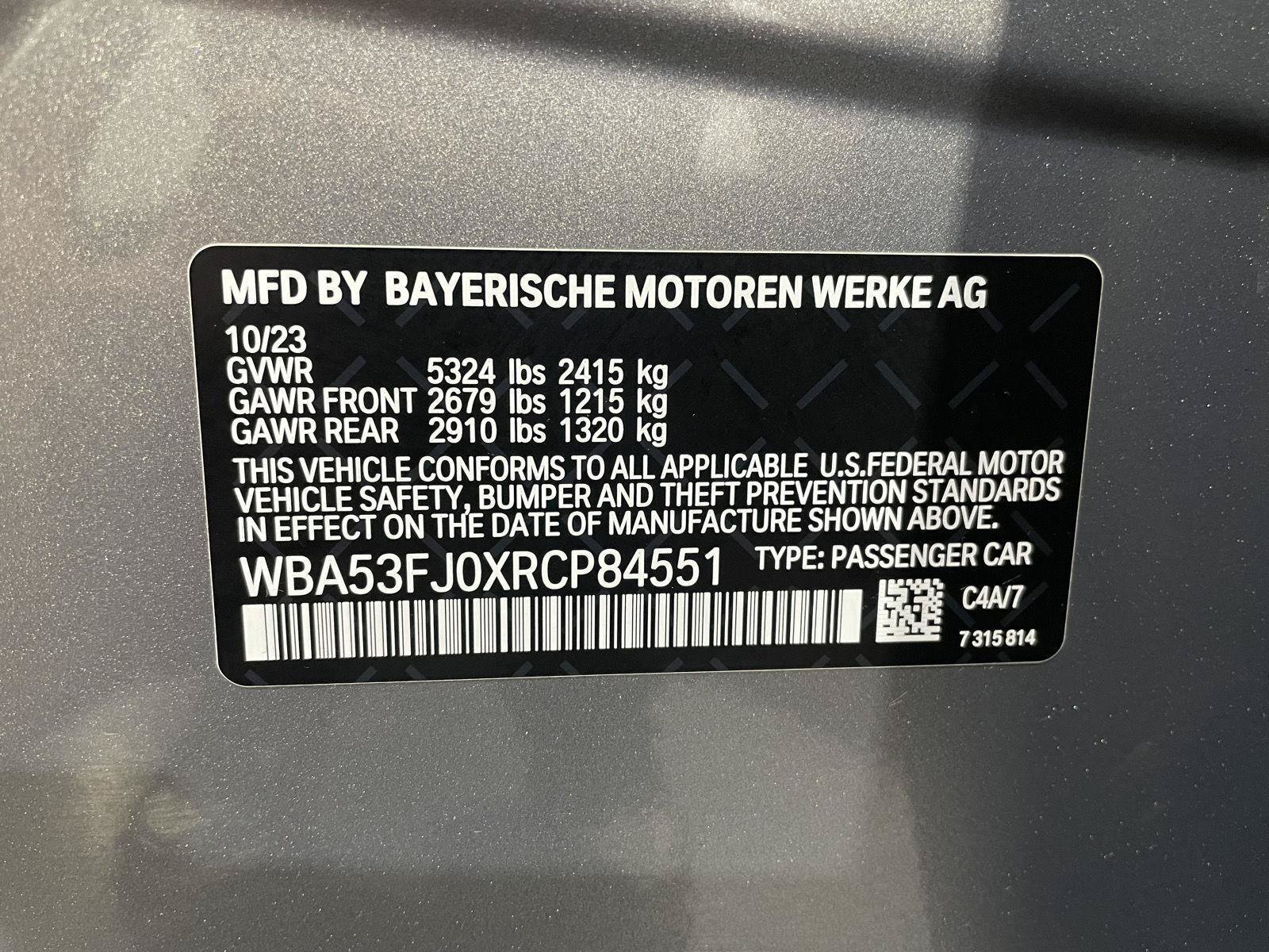 Used 2024 BMW 530i xDrive w/ Premium Package AWD/4WD image 40
