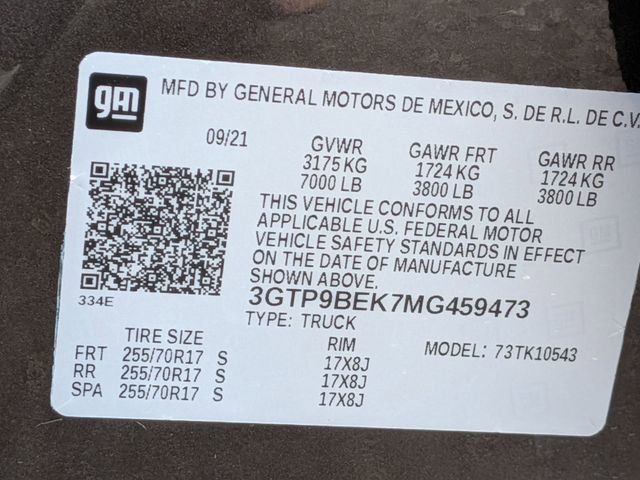 Used 2021 GMC Sierra 1500 SLE AWD/4WD image 33