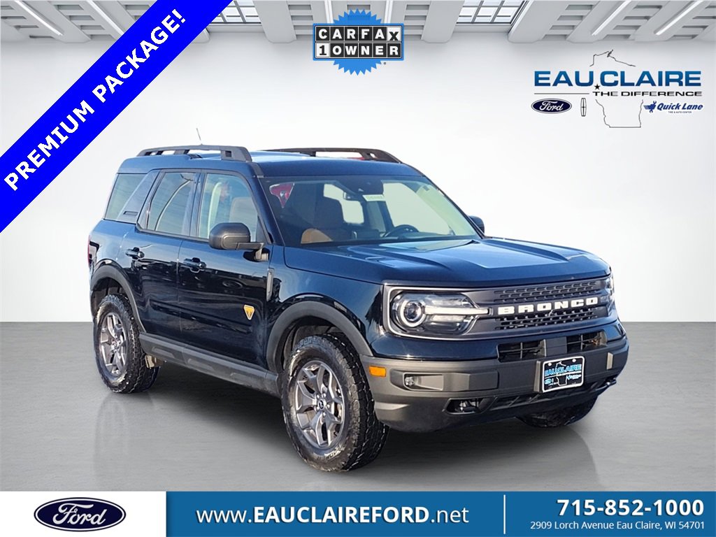Certified 2024 Ford Bronco Sport Badlands w/ Premium Package