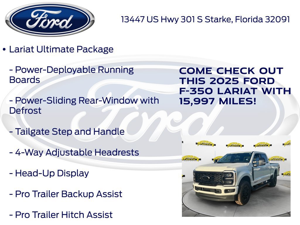 Certified 2025 Ford F350 Lariat w/ Lariat Ultimate Package AWD/4WD image 32
