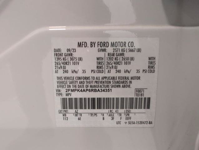 Certified 2024 Ford Edge ST w/ Equipment Group 401A AWD/4WD image 28