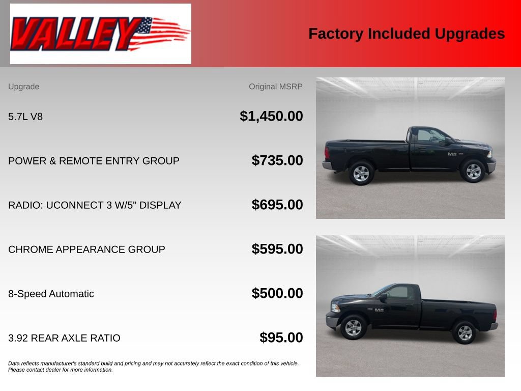 Used 2017 RAM 1500 Tradesman w/ Power & Remote Entry Group AWD/4WD image 5