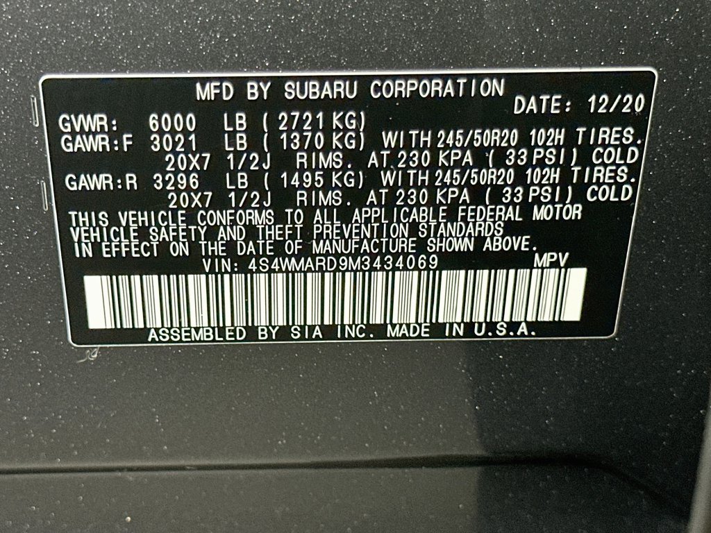 Used 2021 Subaru Ascent Touring AWD/4WD image 23
