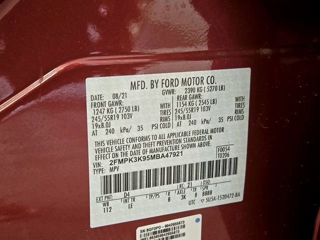 Certified 2021 Ford Edge Titanium image 28