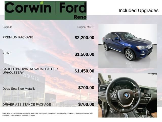 Used 2017 BMW X4 xDrive28i AWD/4WD image 3