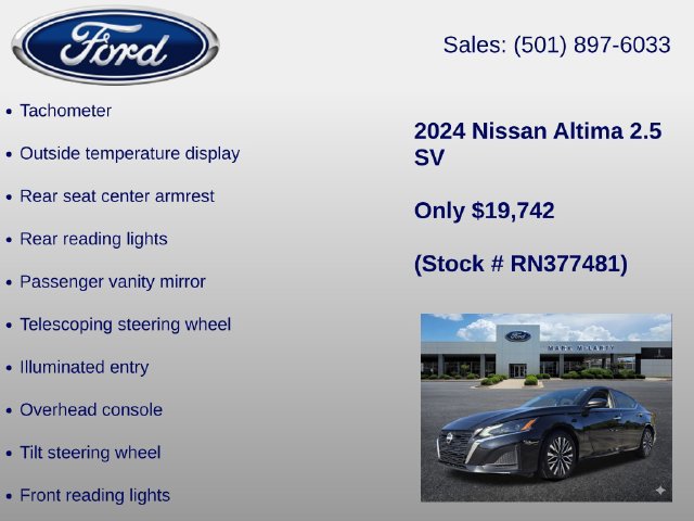 Used 2024 Nissan Altima 2.5 SV FWD image 30