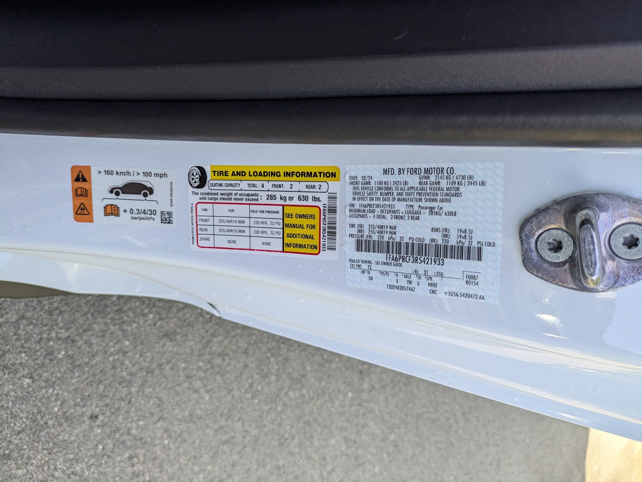 Certified 2024 Ford Mustang GT Premium RWD image 38
