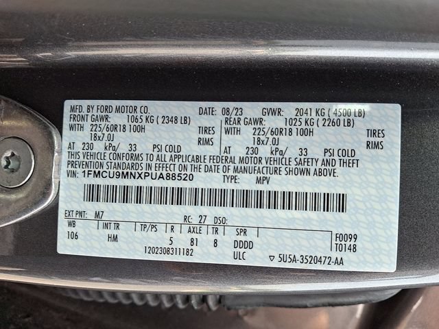 Certified 2023 Ford Escape ST-Line w/ Tech Pack #1 AWD/4WD image 26