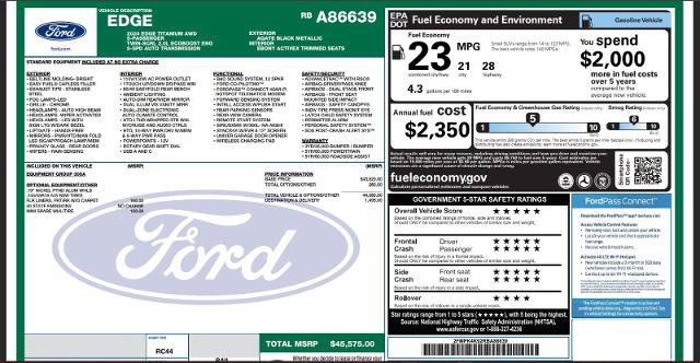 Certified 2024 Ford Edge Titanium AWD/4WD image 4