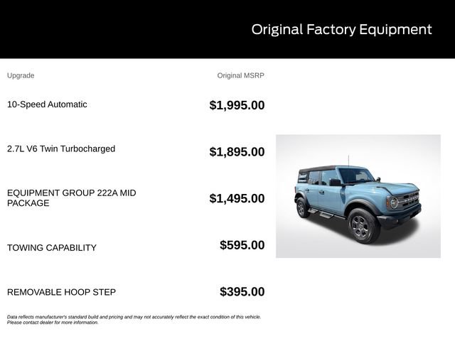 Certified 2023 Ford Bronco Big Bend AWD/4WD image 11