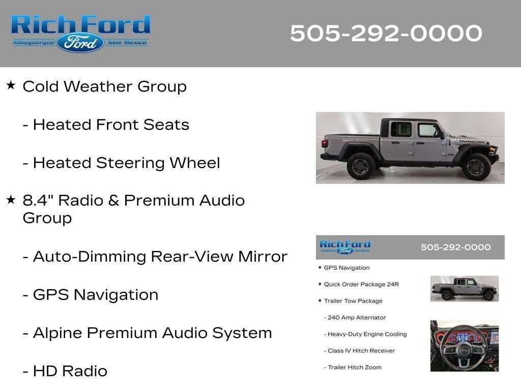 Used 2021 Jeep Gladiator Rubicon AWD/4WD image 30