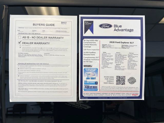 Certified 2020 Ford Explorer XLT w/ Equipment Group 202A AWD/4WD image 28