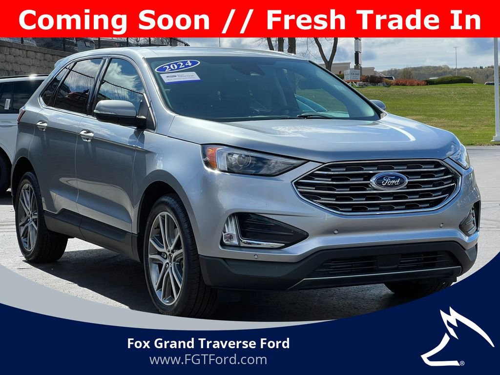 Certified 2024 Ford Edge Titanium w/ Class II Trailer Tow Package AWD/4WD image 45
