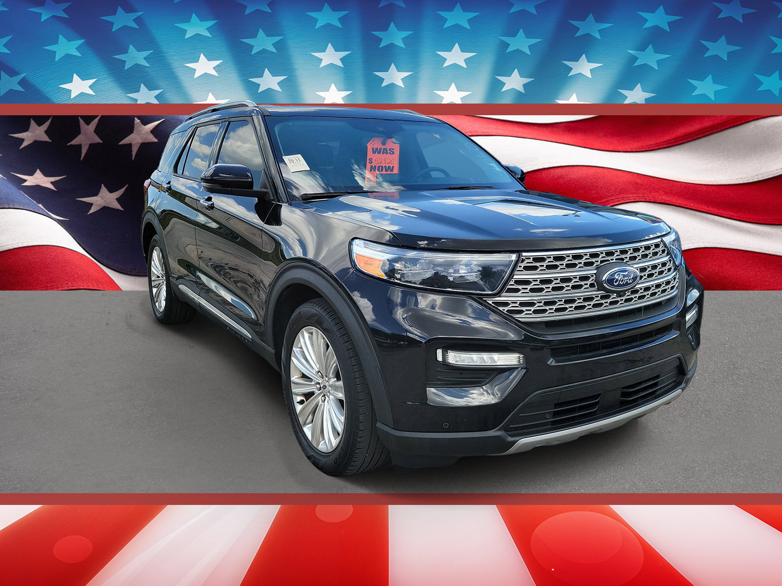 Certified 2023 Ford Explorer Limited w/ Limited Technology Package RWD image 1