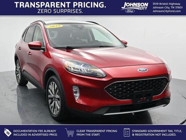 Certified 2022 Ford Escape Titanium w/ Class II Trailer Tow Package AWD/4WD image 1