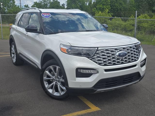 Certified 2021 Ford Explorer Platinum w/ Equipment Group 601A AWD/4WD image 1
