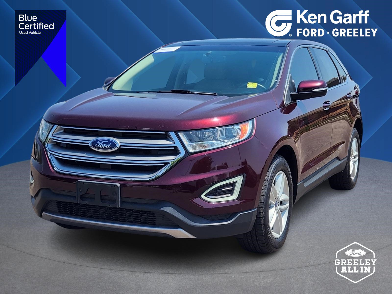 Certified 2018 Ford Edge SEL w/ Equipment Group 201A