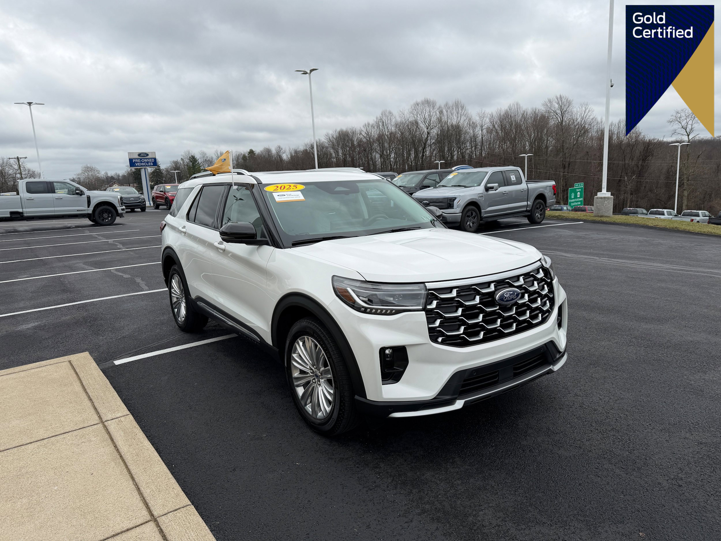 Certified 2025 Ford Explorer Platinum w/ LUX Leather Package