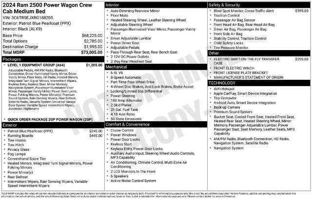 Used 2024 RAM 2500 Power Wagon w/ Level 1 Equipment Group image 6