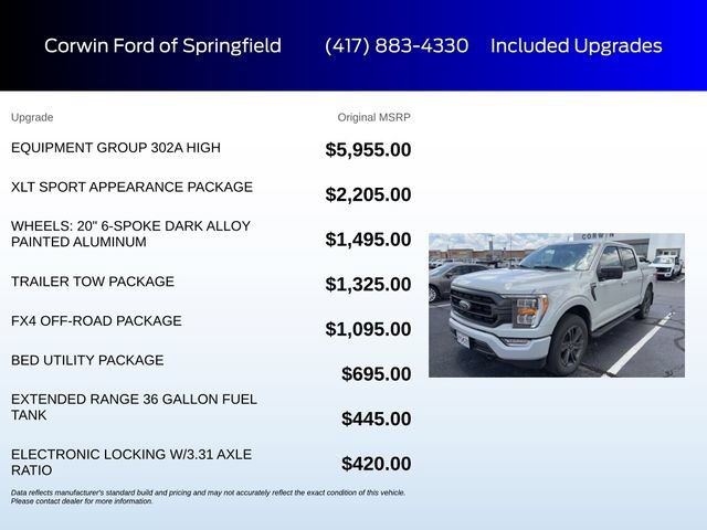 Certified 2023 Ford F150 XLT w/ Equipment Group 302A High AWD/4WD image 6