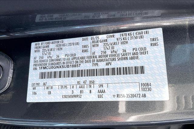 Certified 2025 Ford Escape Active FWD image 26