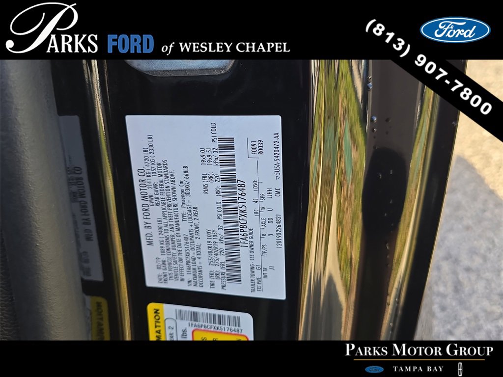 Certified 2019 Ford Mustang GT Premium w/ GT Performance Package image 29