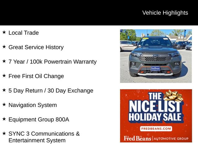 Certified 2022 Ford Explorer Timberline video 3