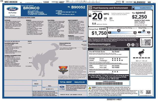 Certified 2022 Ford Bronco Big Bend image 13