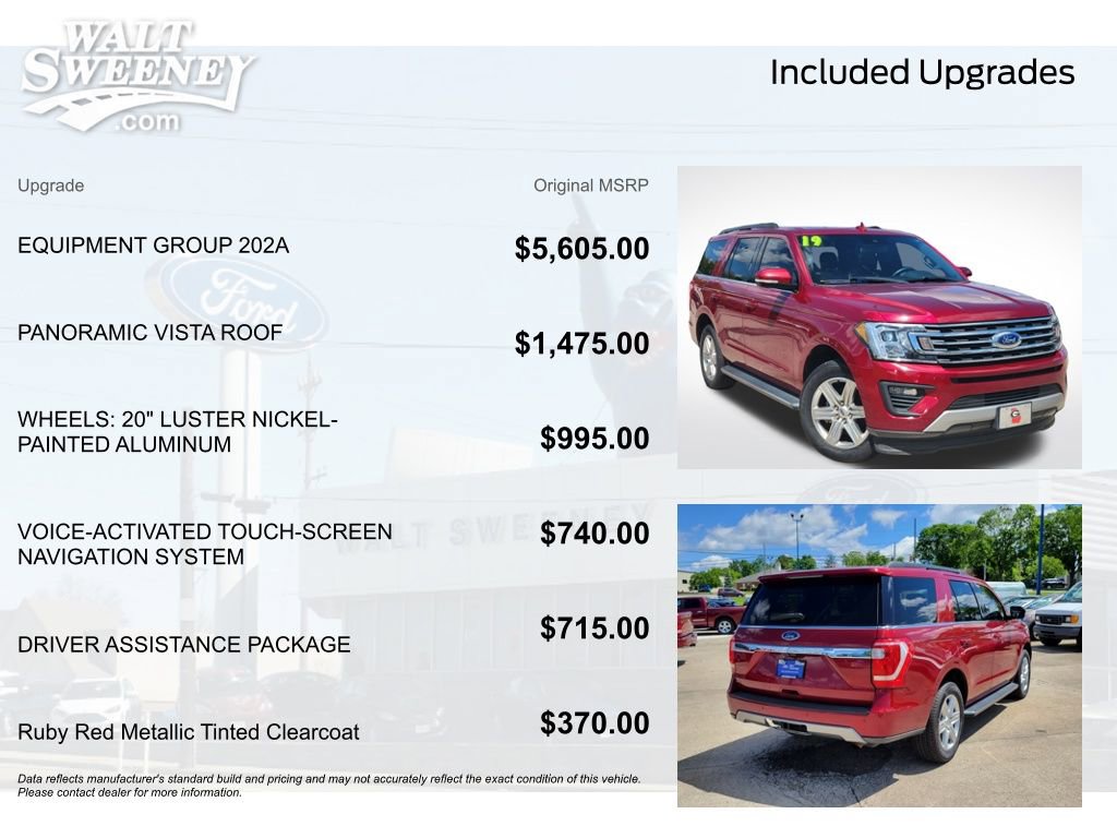 Certified 2019 Ford Expedition XLT w/ Equipment Group 202A RWD image 11