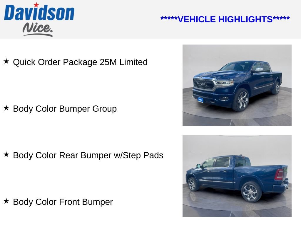 Used 2022 RAM 1500 Limited w/ Body-Colour Bumper Group AWD/4WD image 4